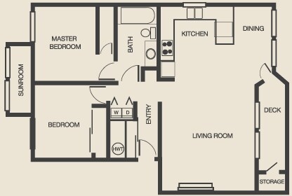 The Douglas 702 floor plan